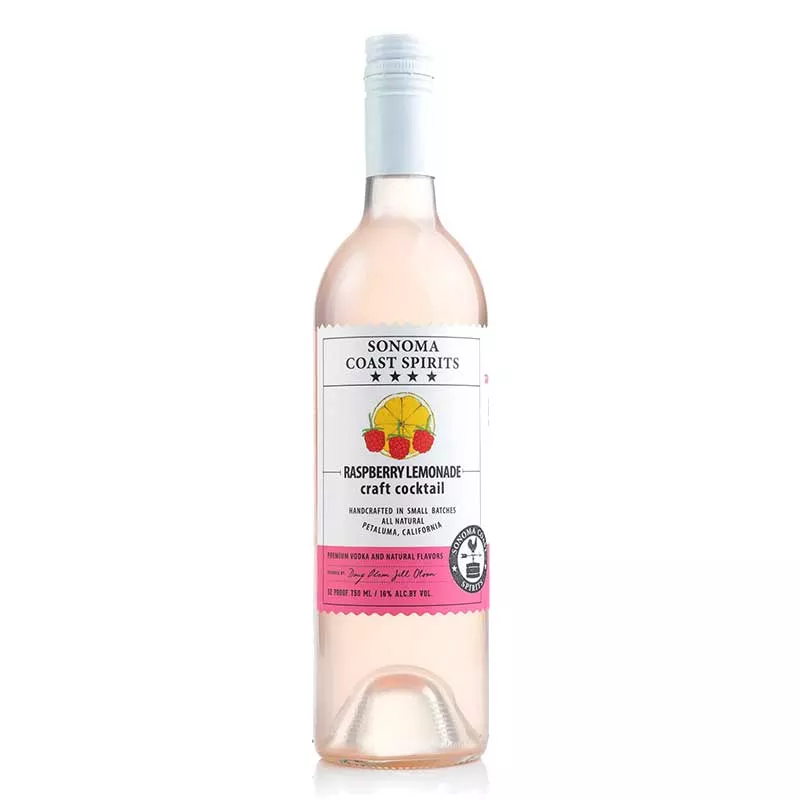 Sonoma Coast Spirits Raspberry Lemonade Craft Cocktail 750ml