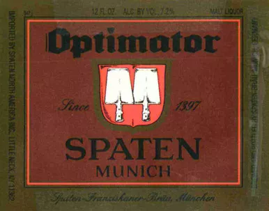 Spaten Optimator 6pk bottles