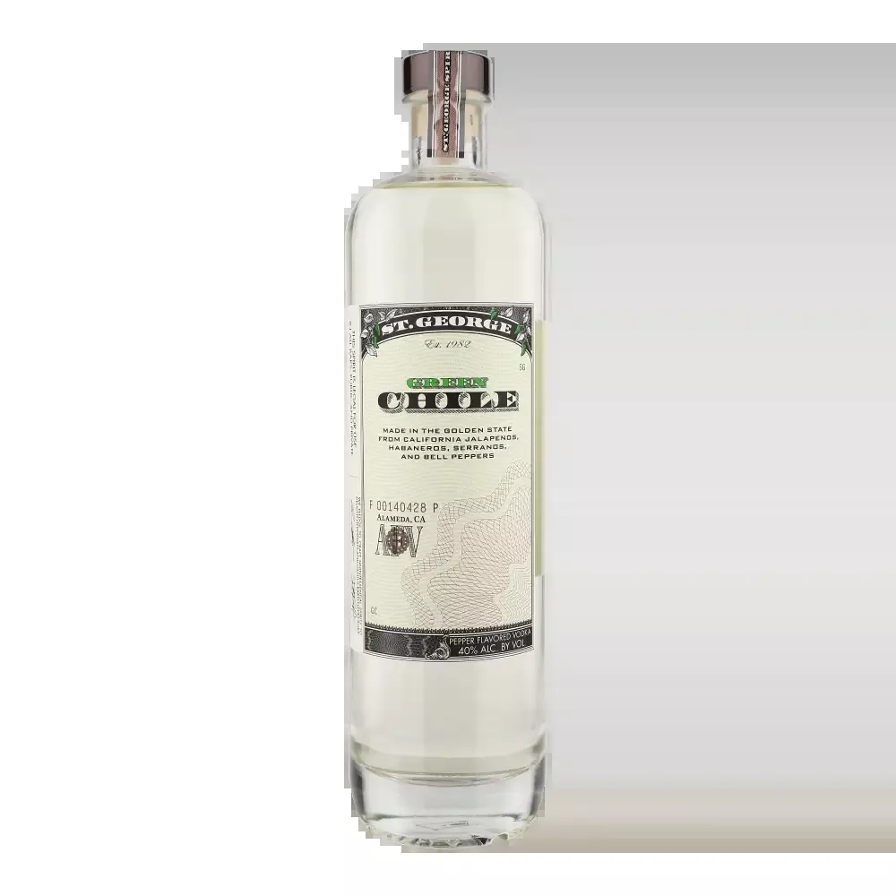 St. George Green Chile Flavored Vodka 750ml