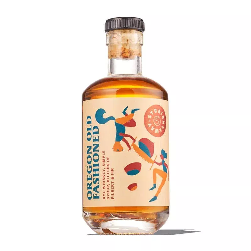 Straightaway Oregon Old Fashioned Rye Whiskey 200ml