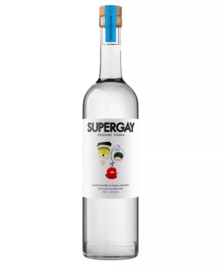 Supergay Organic Vodka 750ml