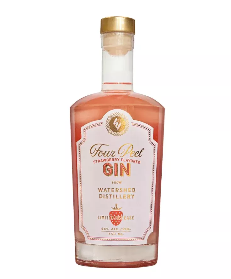 Watershed Four Peel Strawberry Gin, Ohio, USA (750ml)