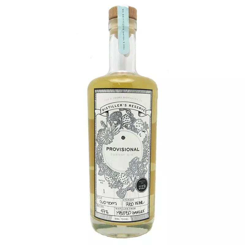 You and Yours Provisional Sunday Gin 750ml