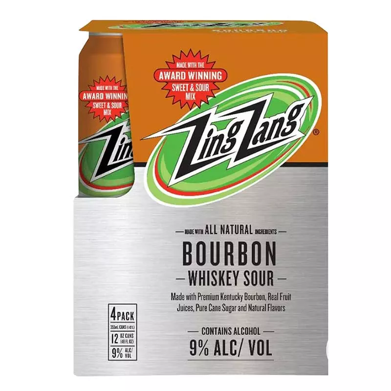 Zing Zang Bourbon Whiskey Sour 4/355ml