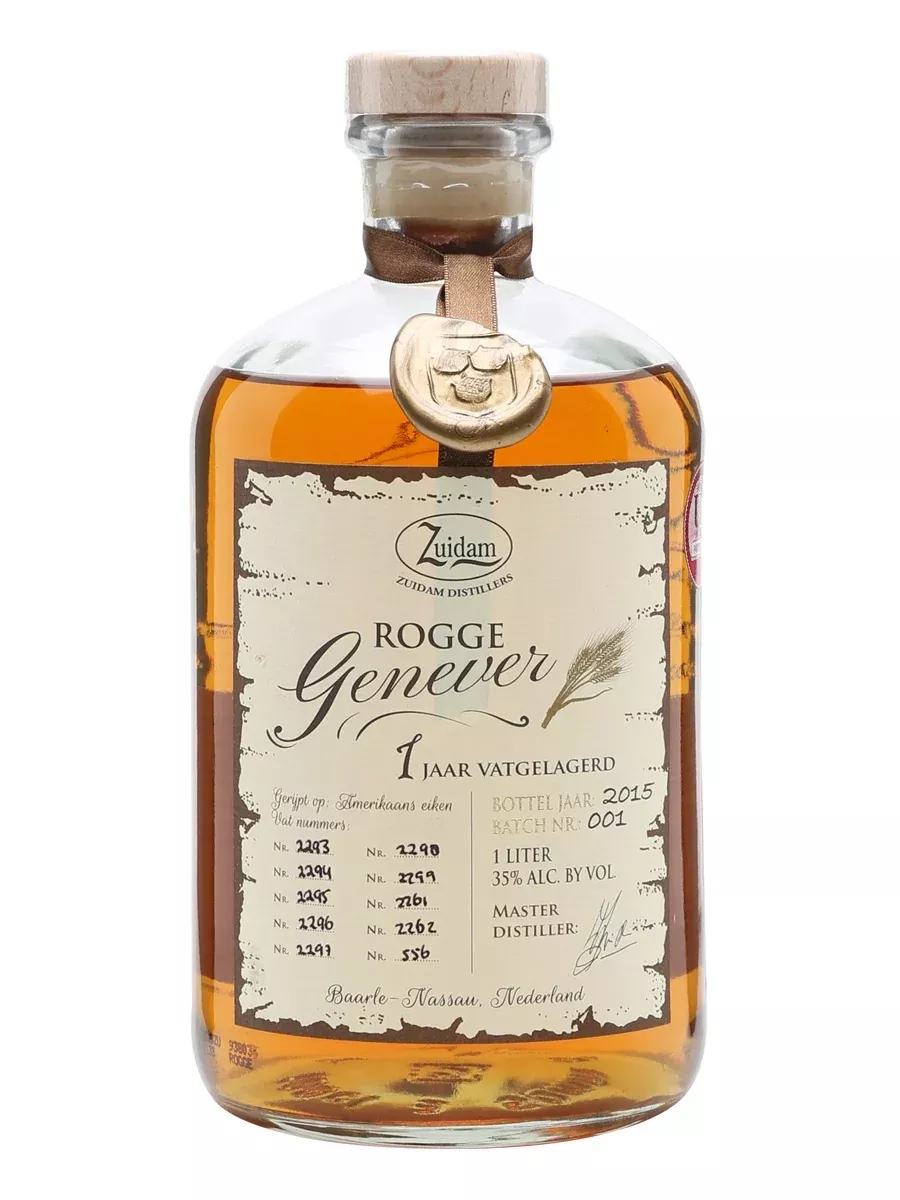 Zuidam 1 Year Old Rogge (Rye) Genever | 1L